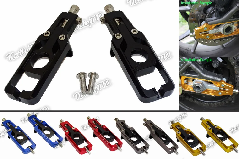 CNC Aluminum Chain Adjusters Tensioners Catena For Honda CBR1000RR CBR
