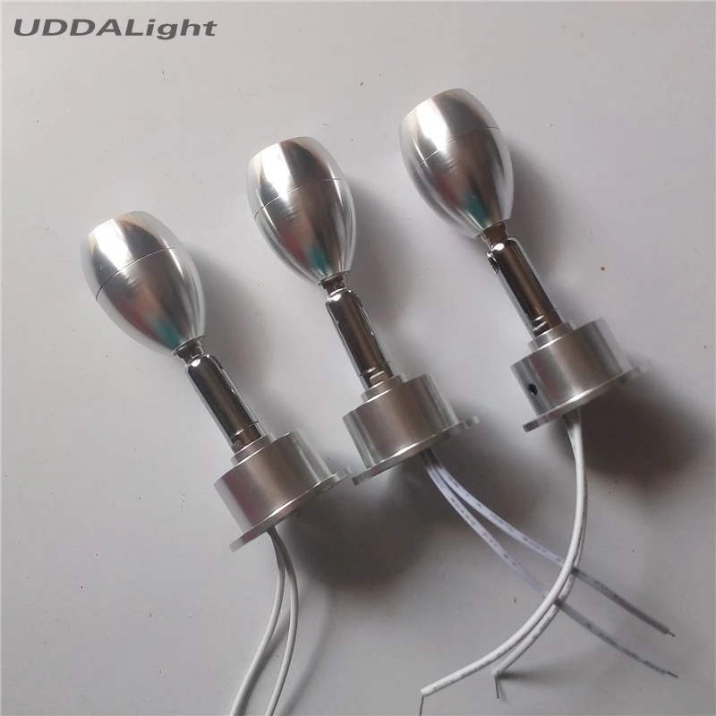 led new kitchen cabinet lamp 3w  led spotlight shine pedestal painted wall lights desk lamp wine pearl desk cheap lamp