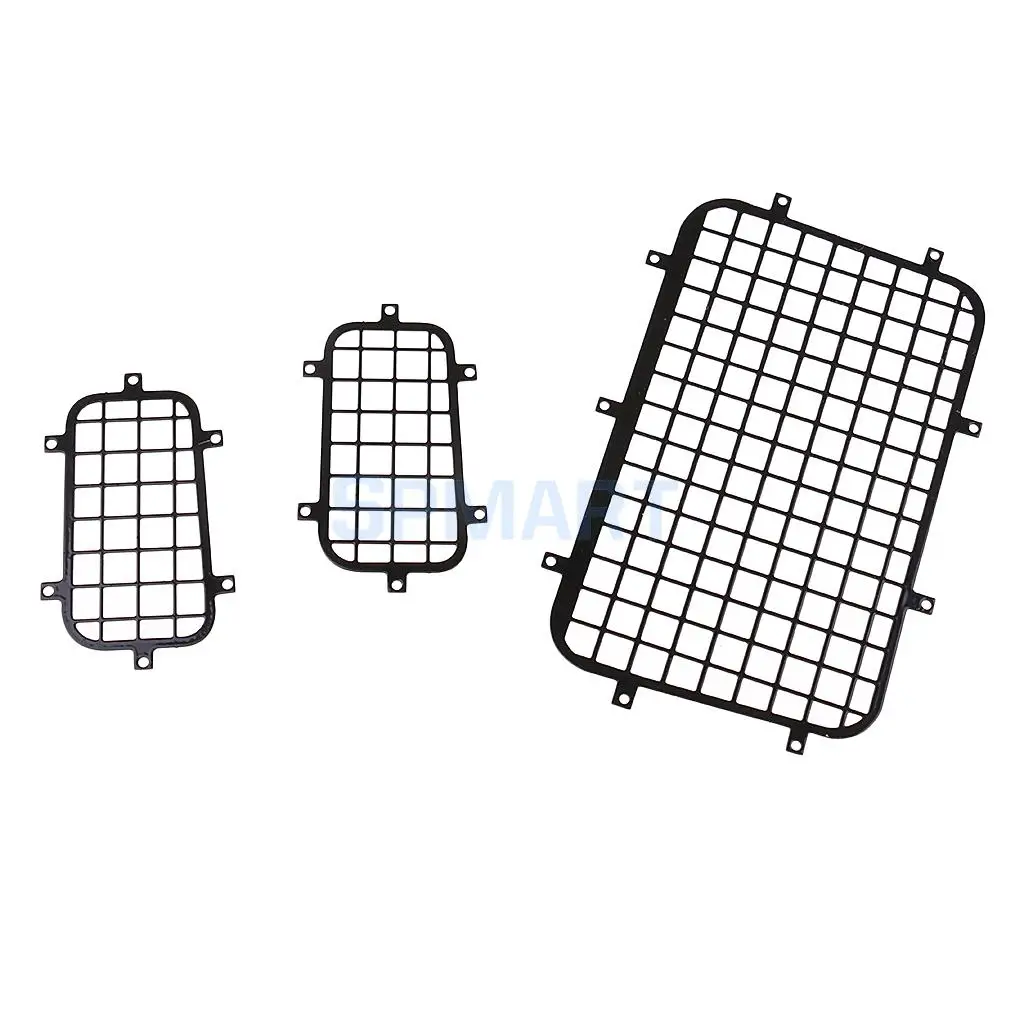 5pcs Metal Window Mesh Protective Net for Traxas  -4   4 1/10 RC Crawler