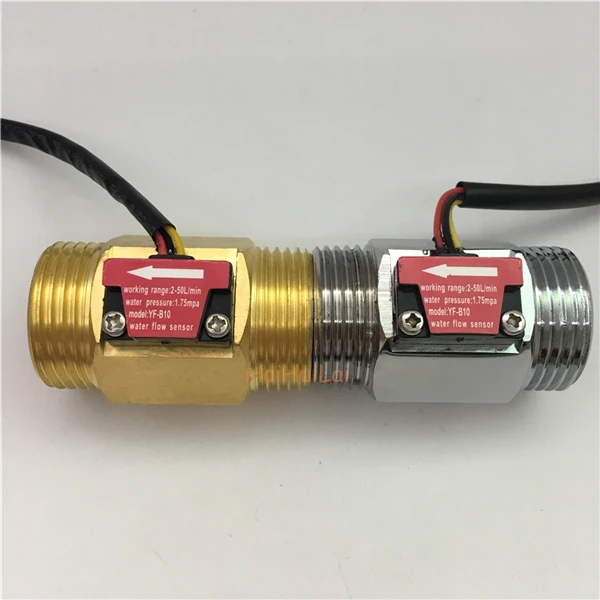 +YF-B10 water Hall flow sensor pluse output aluminium alloy 7 (15)