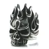 Bague tête de mort en acier inoxydable 316L pour motard, Cool, flamme, chaleur, livraison gratuite ► Photo 3/6