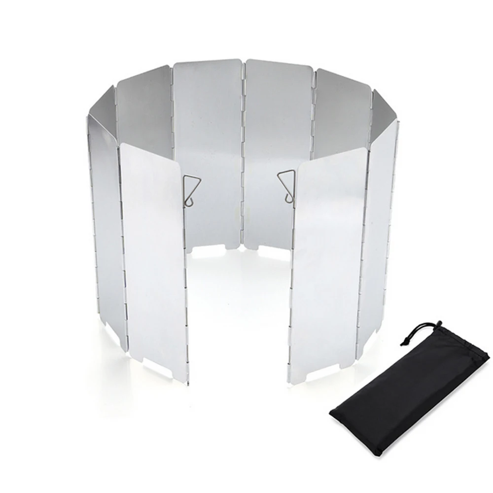 Wind Shield Durable 10 Plate Foldable Outdoor Camping Cooking Cooker Gas Stove Wind Shield Wind Shield Durable 10 Plate Foldable Outdoor Camping Cooking Cooker Gas Stove Wind Shield