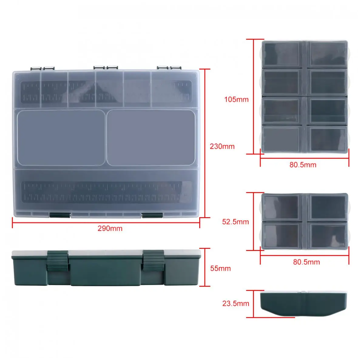 tackle box built in
