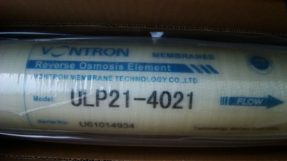 В продаже VONTRON обратного осмоса мембраны ультра низкого давления RO мембраны ULP21-4021