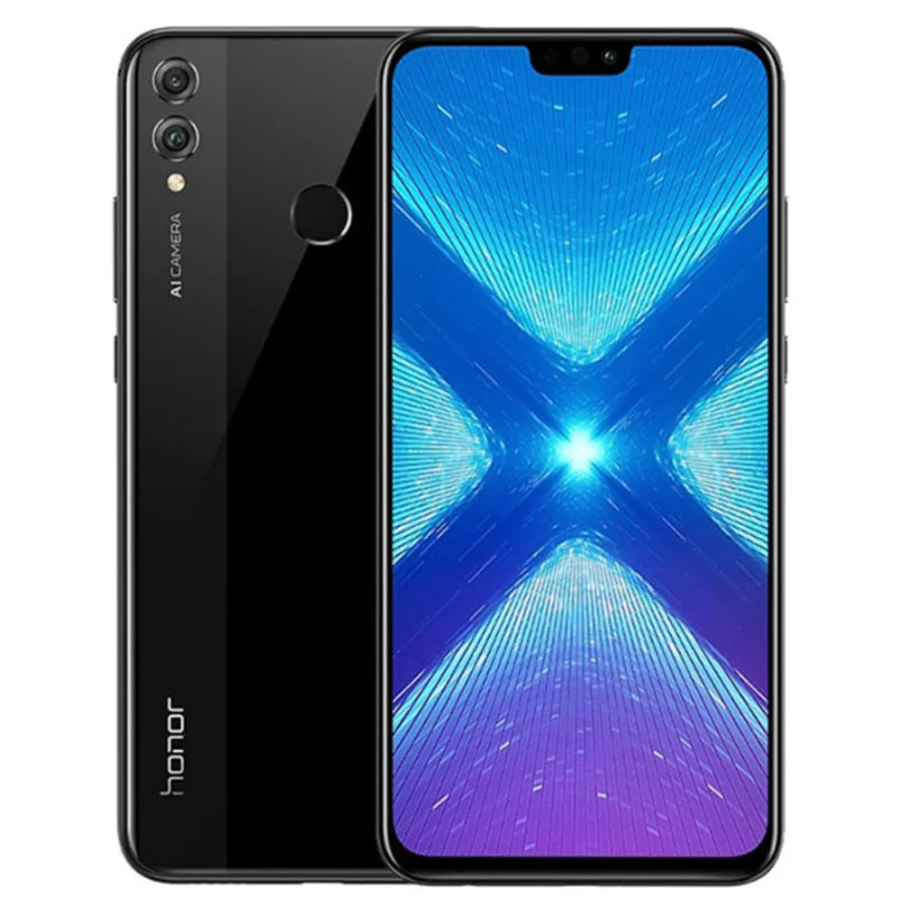 HUAWEI HONOR 8X JSN-L22 4 Гб 64 ГБ Встроенная память Hisilicon Kirin 710 2,2 ГГц Octa Core 6,5 дюймов FHD + полный экран Android 8,0 г LTE смартфон