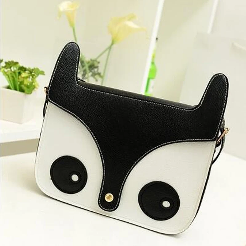 

Women Cute Fox Satchel PU Leather Messenger Shoulder Bag Fashion Girls Handbag Cross Body Purse WML99