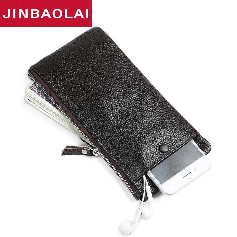 

Favourite Luxury Brand Wallet Long Men Purse Wallet Male Clutch Leather Zipper Wallet Business Coin Wallet carteira masculina