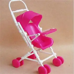

1PCS New Lovely Plastic Doll Cart Cute Mini Doll Furniture Novetly Children Toys Doll Accessories Hot Sell
