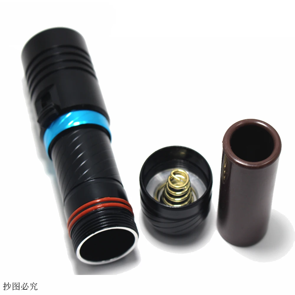 5000LM XM-L2 LED Scuba Diving Flashlight Ajustable Light Torch Underwater 100m Waterproof Diving Lamb Light+26650 Battery Charge camping flashlights