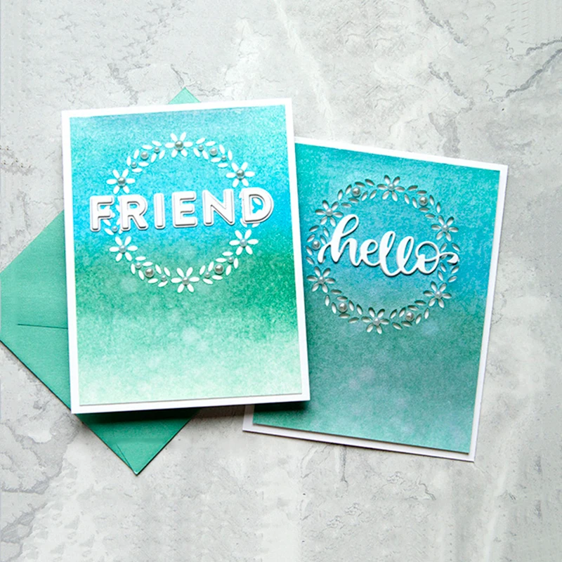 

JC Metal Cutting Dies for Scrapbooking Cut Die Friend Letters DIY Album Embossing Folder Card Maker Photo Template Stencil Craft