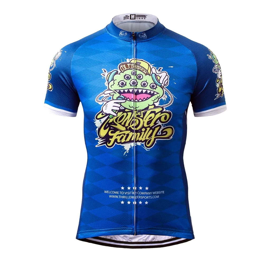 

THRILLER RIDER SPORTS TRS-0034 Mens Cycling Jersey Cycling Clothing Bike Shirt Size S to 5XL