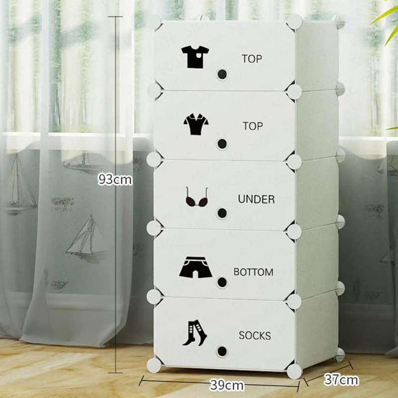 

Ngle Simple Wardrobe Hanging Imitation Cloth Student Children Small Combination Folding Assembly Plastic Closet Small