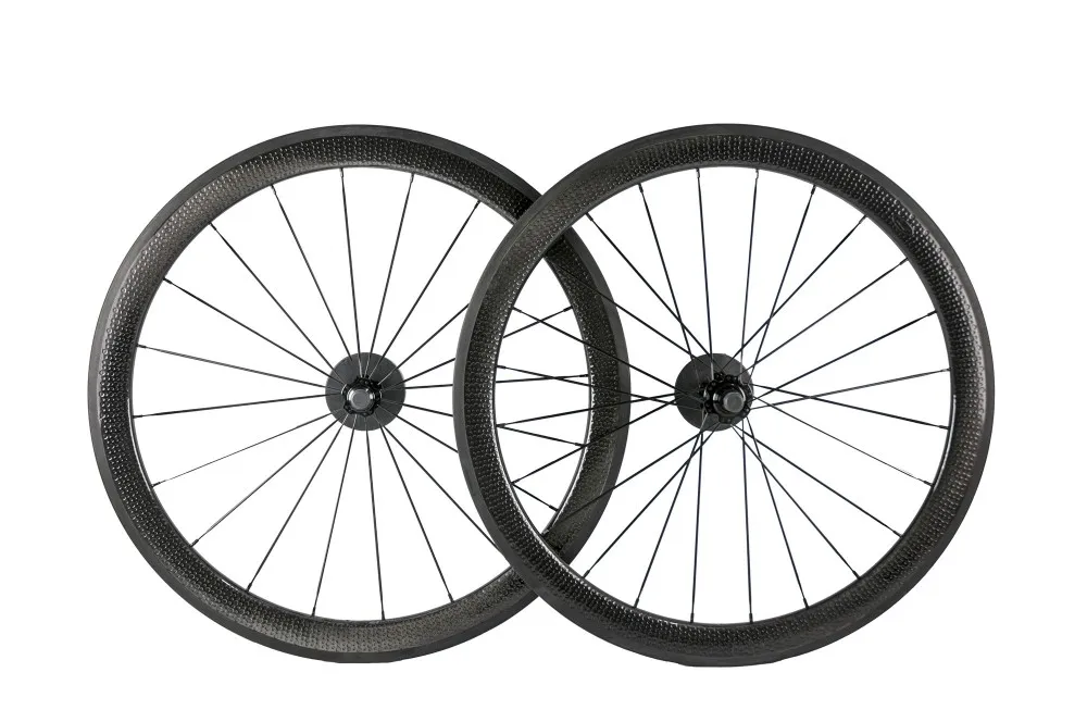 Cheap Carbon wheels 50mm dimple clincher 25mm width basalt carbon wheeset For road bike T700 full carbon fiber chinese wheel 0