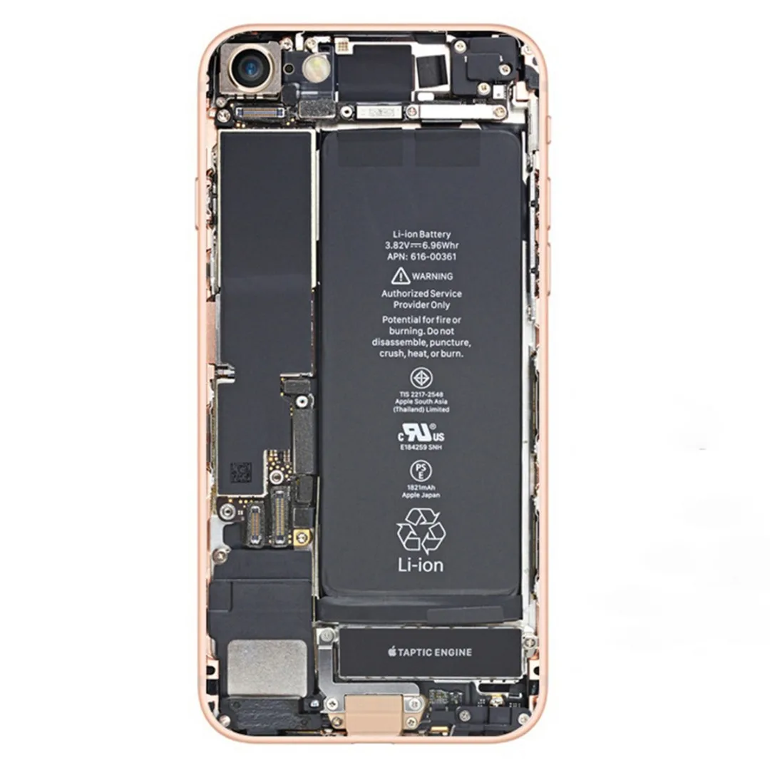 2x For iPhone X XS Max XR Case Back Sticker Textured Cover Component Effect Full Protective For iphone 7 8 plus 6 6s plus