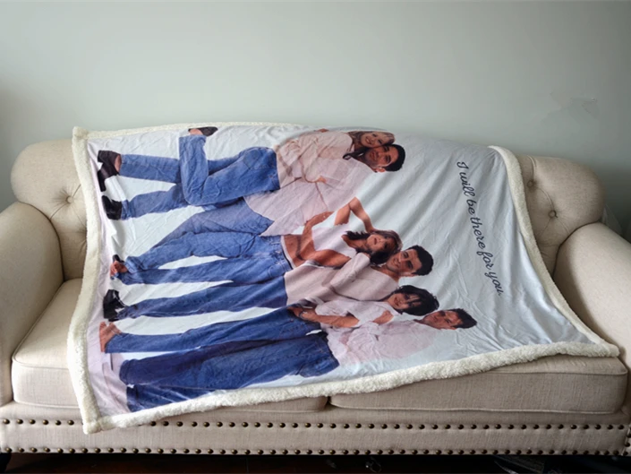 

friends tv show i will be there for you blanket soft dust cover