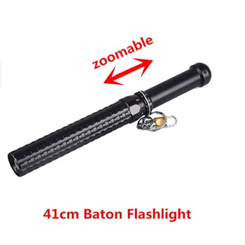 

3 Mode Long Mace Lamp Torch Police Flashlight Q5 Led 1000LM Telescopic Baton Tactical Flashlight
