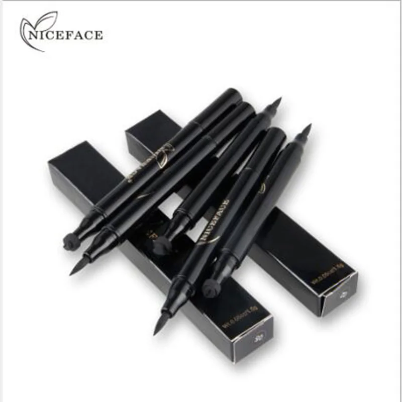 Niceface 1 шт. подводка для глаз Водостойкая Подводка с печатью длинная Стойкая