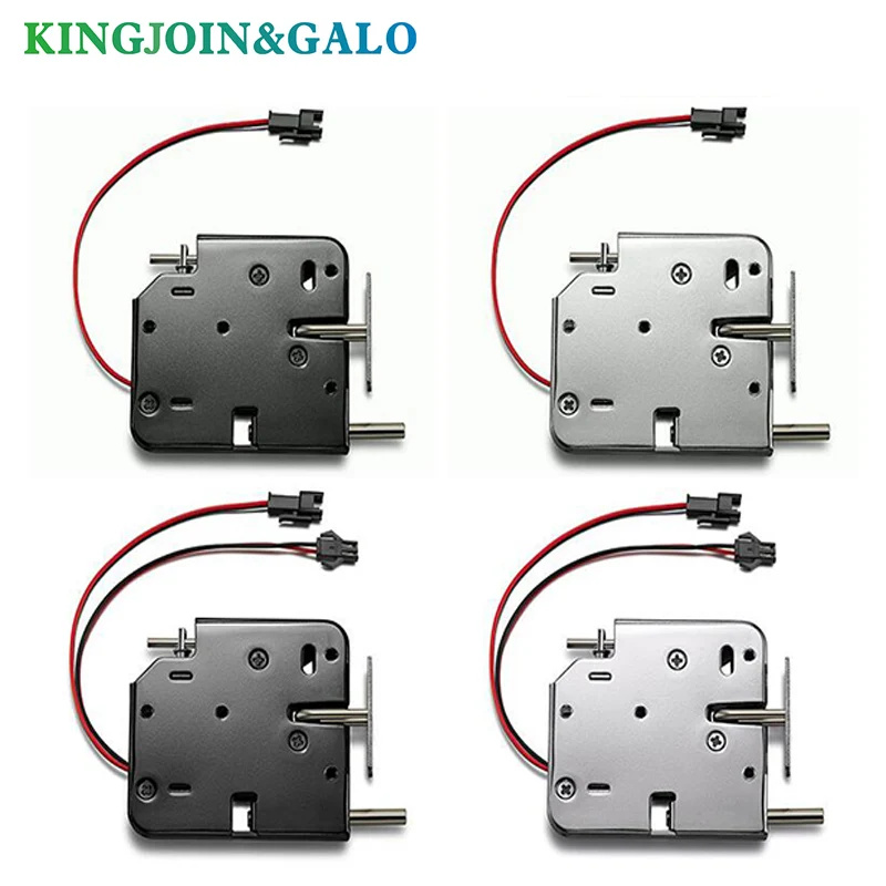 DC 12V 2A Solenoid Electromagnetic Electric Control Cabinet Drawer Lockers Lock latch Push-push Design