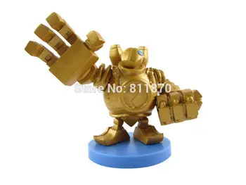 

Cosplay 10cm/3.9'' Q Version The Great Steam Golem Blitzcrank PVC Action Figures Toys Model Gk Garage Kits