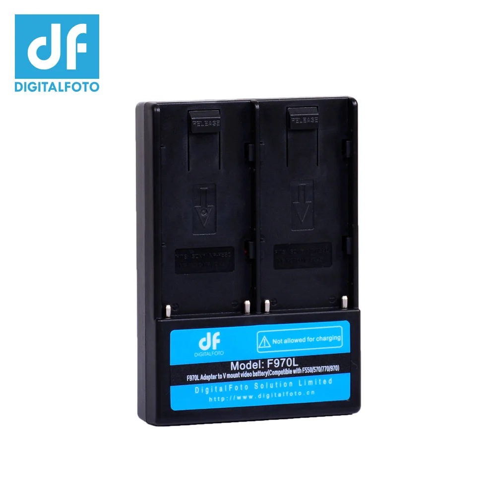Адаптер для аккумулятора DF digitolfoto F970L F550 F570 F770 F970 крепление на батарейку V пластина