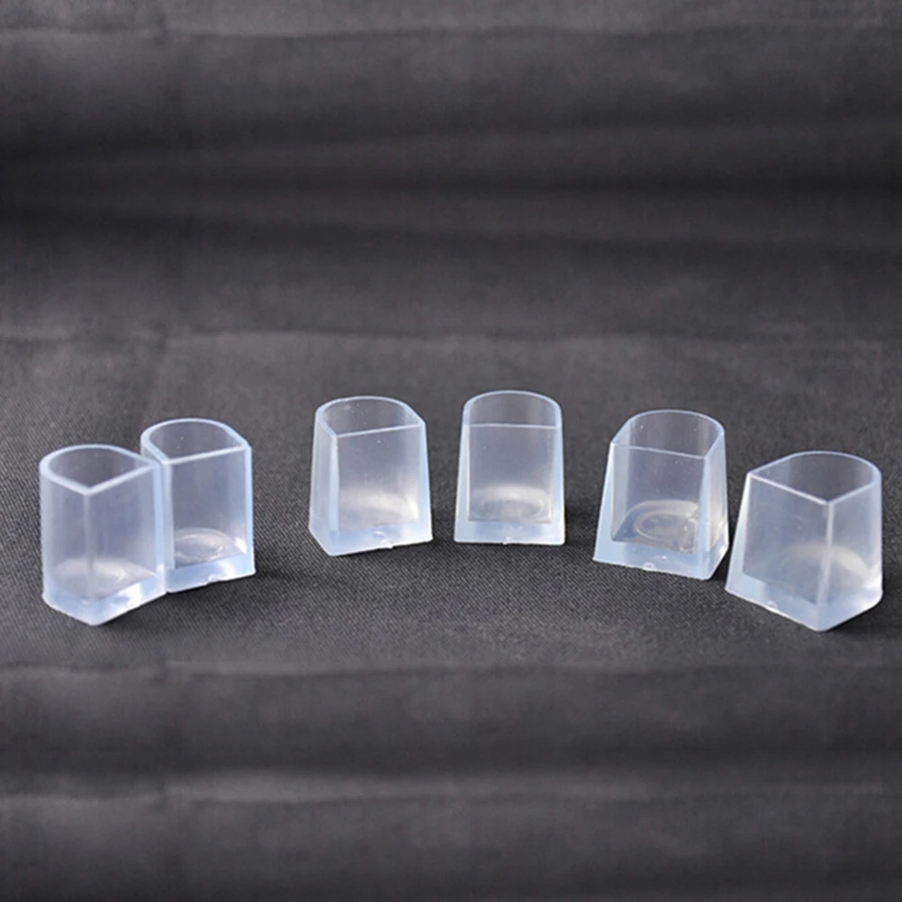 1Pair High Heel Protectors Latin Stiletto Dancing Covers Heel Stoppers Antislip Silicone High Heeler for Wedding Shoes shoe covers