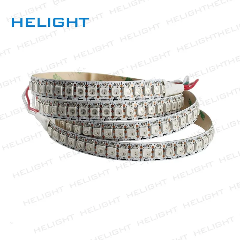 DC5V 1 м/5 м WS2812B 30/60/144 пикселей/светодиодов/м умная светодиодная Пиксельная полоса