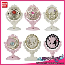 PrettyAngel - Genuine Bandai Pretty Guardian Sailor Moon 25th Anniversary Stand Mirror Gashapon Set of 6 PCS