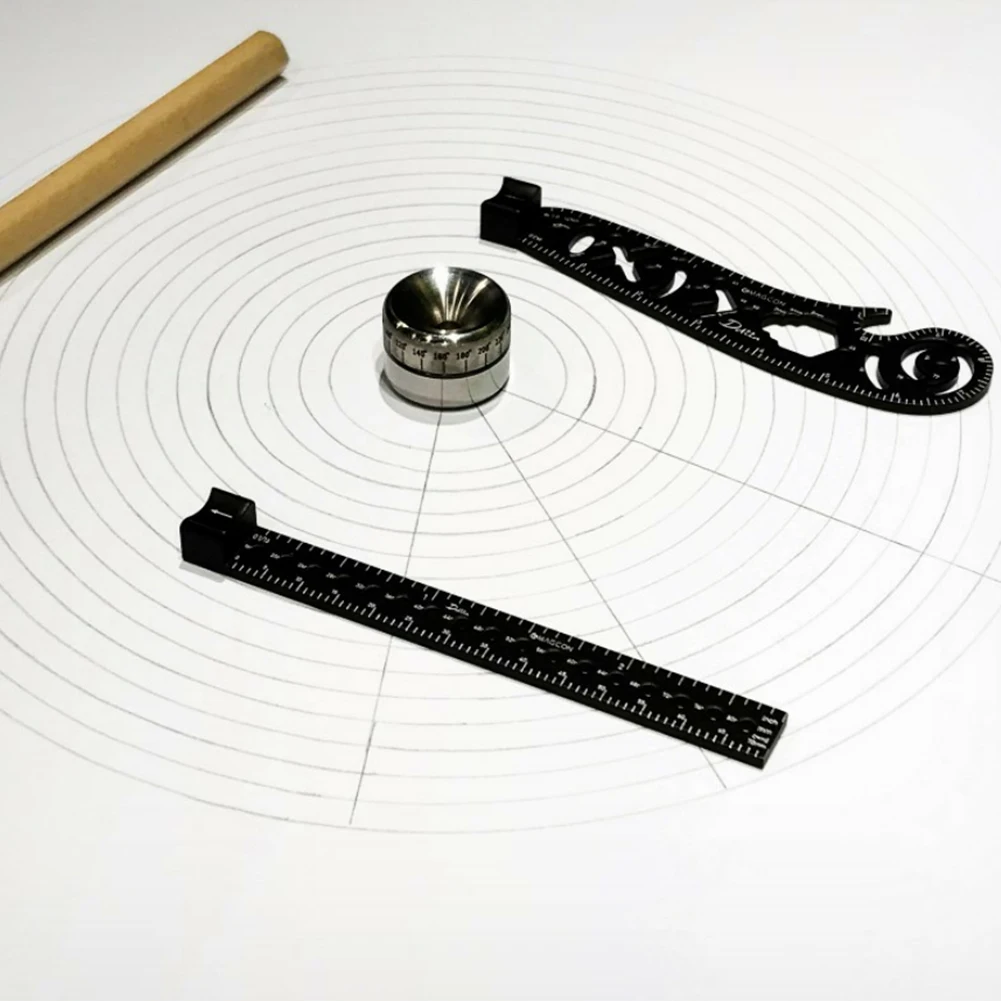 

Versatile Stationery Multi Function All In One Drawing Ruler Stainless Steel Measurement Tool Portable Magnetic Wrench For EDC