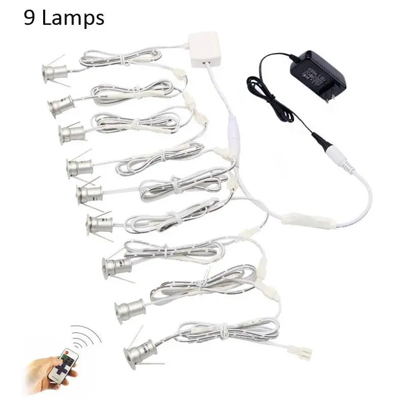 LED Under Cabinet Lights Linkable 12V Recessed Downlights