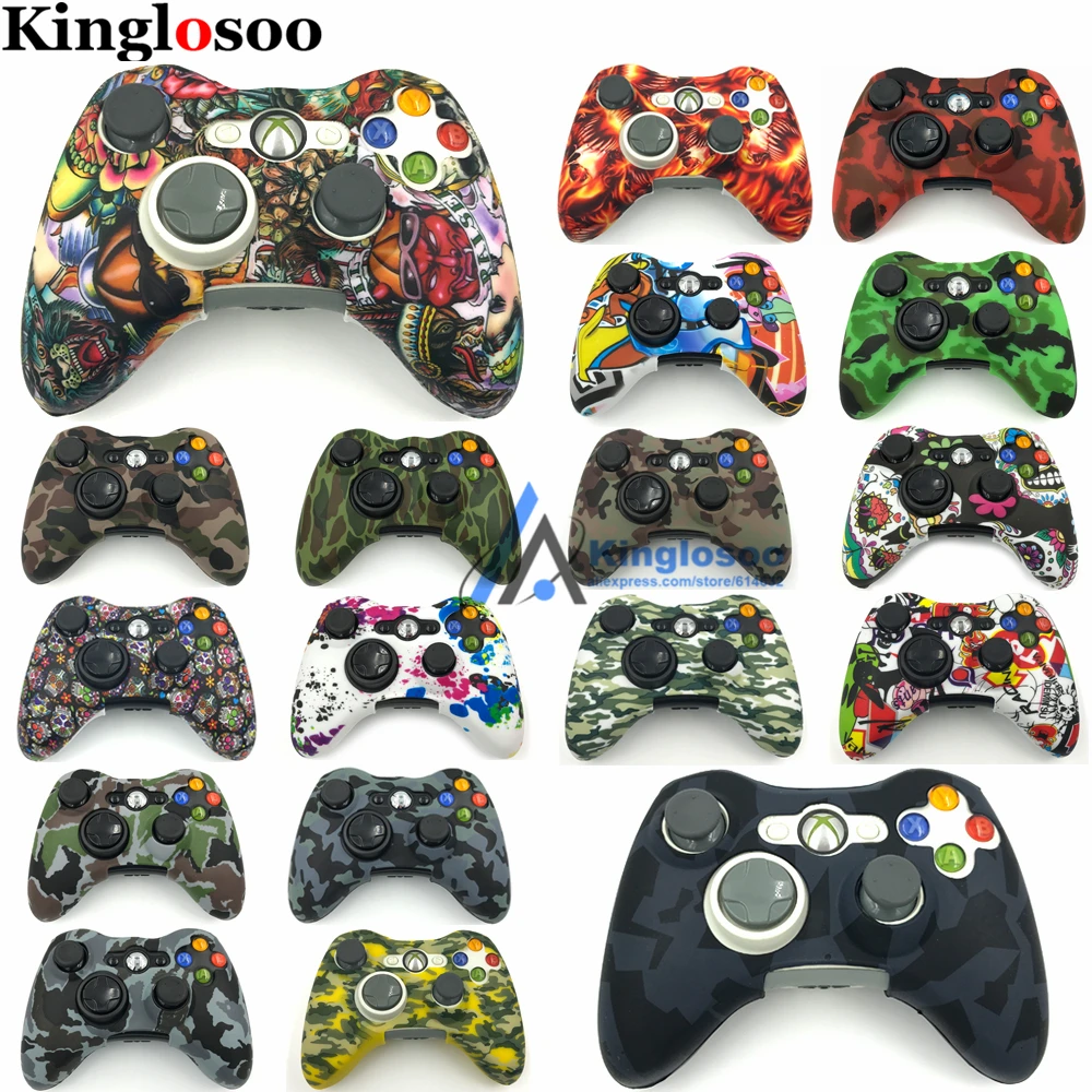 

Wholesale Customize Silicone Gel Skin Soft Rubber sleeve protective Cover case for Xbox 360 Game controller