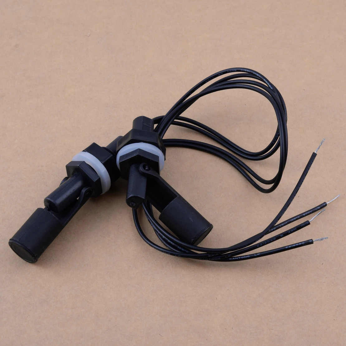 

LETAOSK New 2PCS Black Liquid Water Level Sensor Horizontal Float Switch Side Mount For Fish Tank Pool