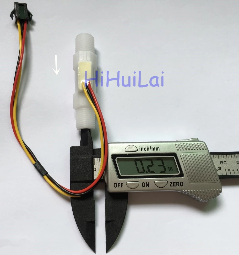 Plastic flow meter sensor turbine rotor (2)