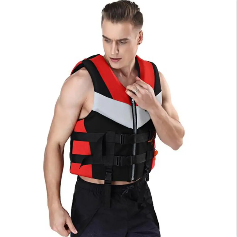 

Outdoor Adult Kids Life Vest Jacket Swimming Boating Ski Drifting Life Vest with Whistle S TO XXL Sizes Water Sports Man Jacket
