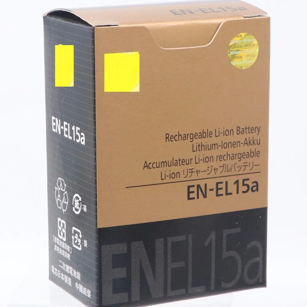 EN-EL15A ENEL15A RU EL15A Батарея пакет для Nikon Камера D850 D7000 D600 D810 D750 D610 D7500 D7200 MH-25 MB-D15 EN-EL15