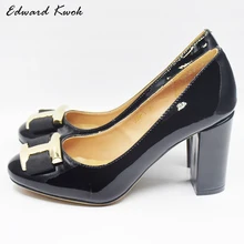 Leather High Heel Pumps