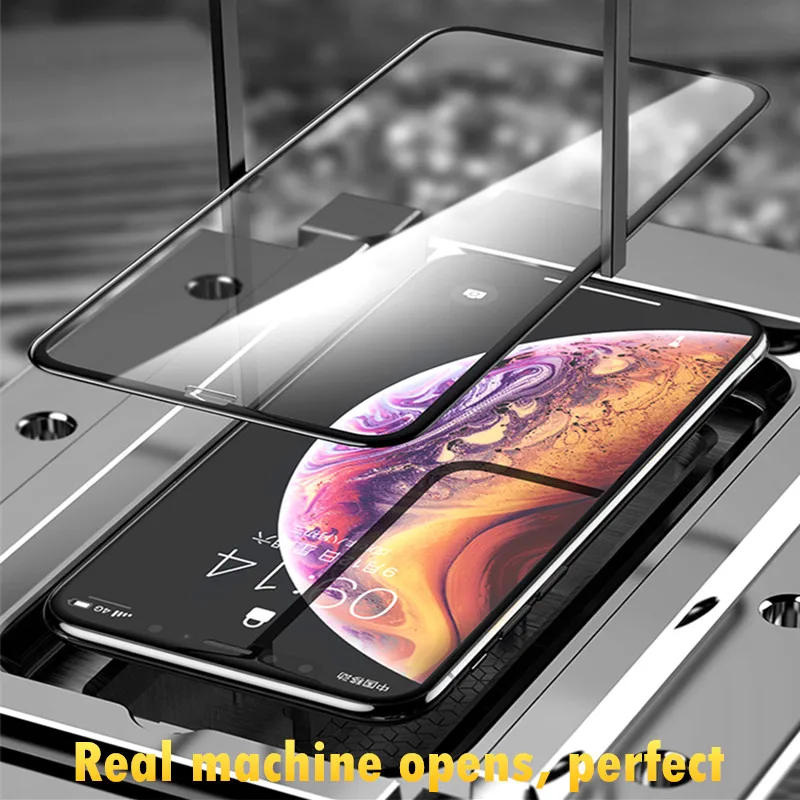 111D Gebogene Rand Vollen Abdeckung Schutz Glas Für iPhone X 7 8 6 6 S Plus Gehärtetem Screen Prote
