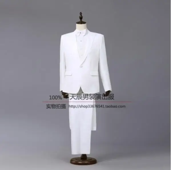 XXS-2XL! хор жениха группа костюм хост певица костюм Студия фото Выпускной сезон одежда класса - Цвет: 12