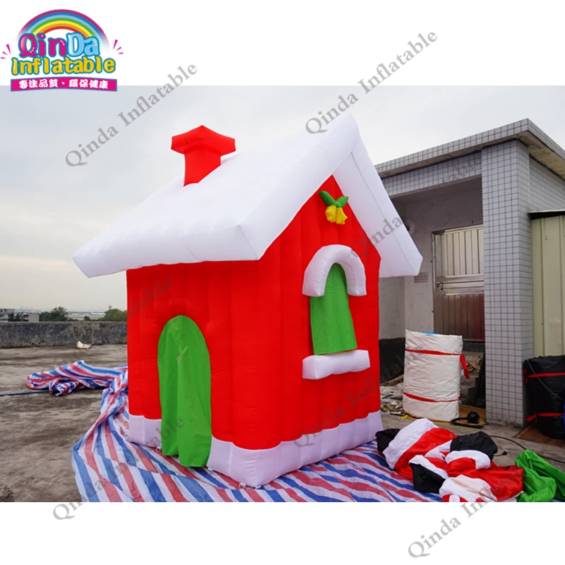  Best-selling Inflatable Santa Claus Inflatable Christmas House For Outdoor Decoration