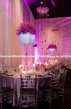 

WEDDING AISLE DECORATIONS CRYSTAL PILLARS