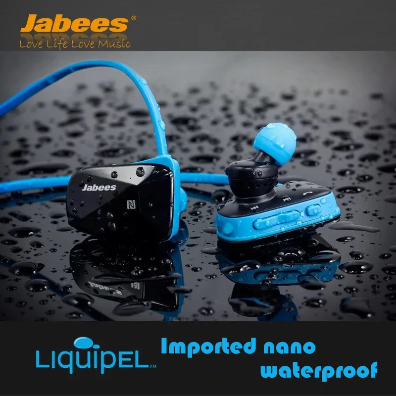Оригинальные Беспроводные спортивные Bluetooth-наушники Jabees Bsport NFC стереонаушники с