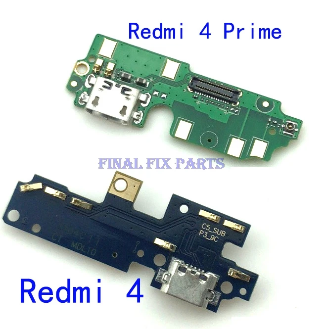 

For Xiaomi Redmi 4, 4 Pro, 4A, 4X USB Charging Port Flex Cable Charger Port Socket Board Module Replacement Parts