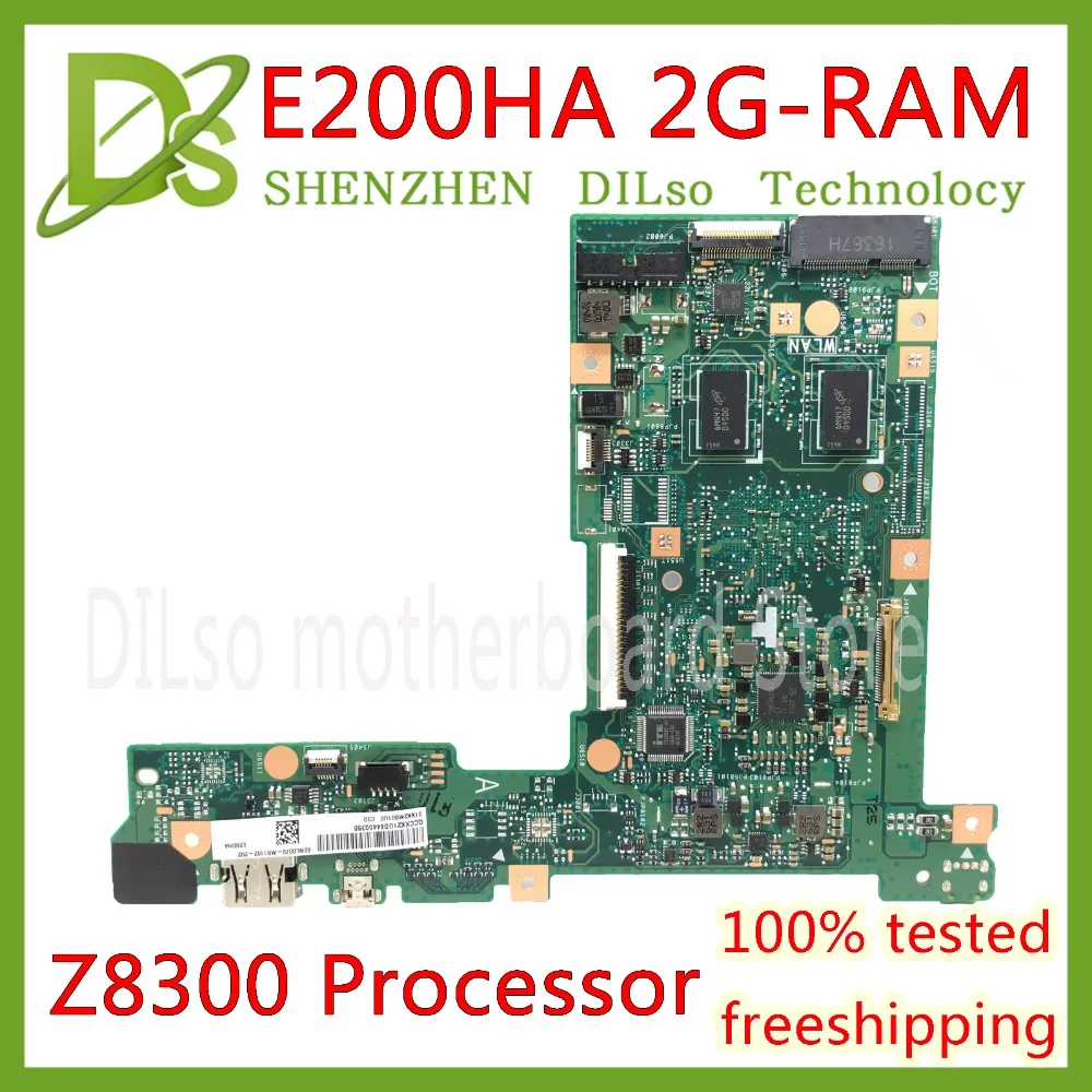 KEFU E200HA For ASUS Vivobook E200HA laptop motherboard Z8300 Processor 1.84 GHz OnBoard Memory 2 GB HD Graphic Test original