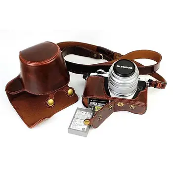 

PU Leather Camera Case For Fujifilm XT20 XT10 Finepix X-T10 X-T20 Camera Bag Cover With Battery Opening + strap