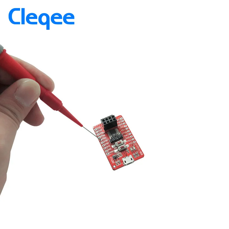 Cleqee P5007 P5008 2 шт изоляции пирсинг иглы неразрушительный мультиметр Пробники красный/черный