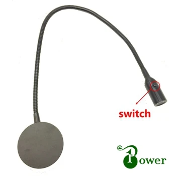 

12V 24V 110V 220V 1W FLEXIBLE LED READING LIGHT WALL MOUNT