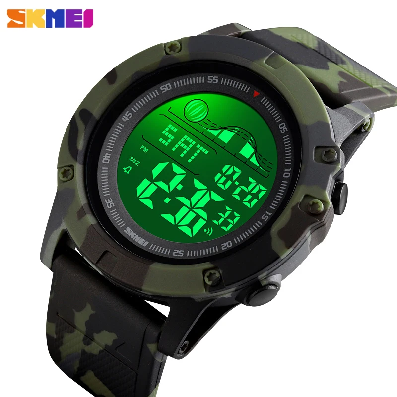 

Waterproof Digital Men's Watch Waterproof Mens Bracelet Stopwatch Chronograph Sport Wrist Watch For Men Relogio Brand SKEMI Male