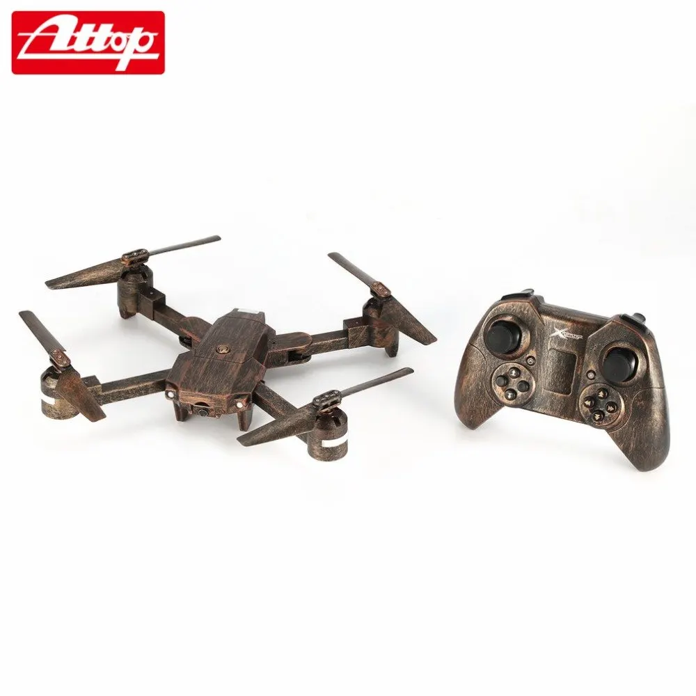 

Attop X-PACK1 2.4G 4CH Drone RC Foldable Quadcopter Aircraft with Altitude Hold Headless Mode 3D Flips One Key Take Off RC Drone