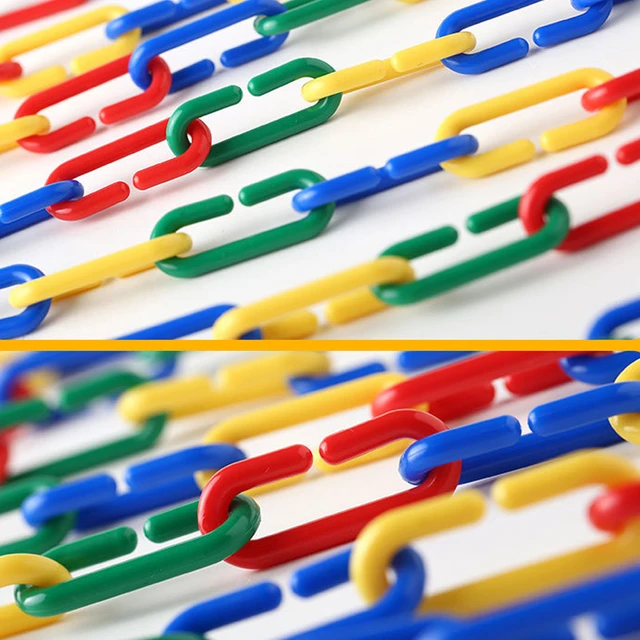 400pcs Plastic C-clips Hooks Chain Links C-links Kids Educational Toy Rat  Parrot Toy Parts - Door Hooks - AliExpress