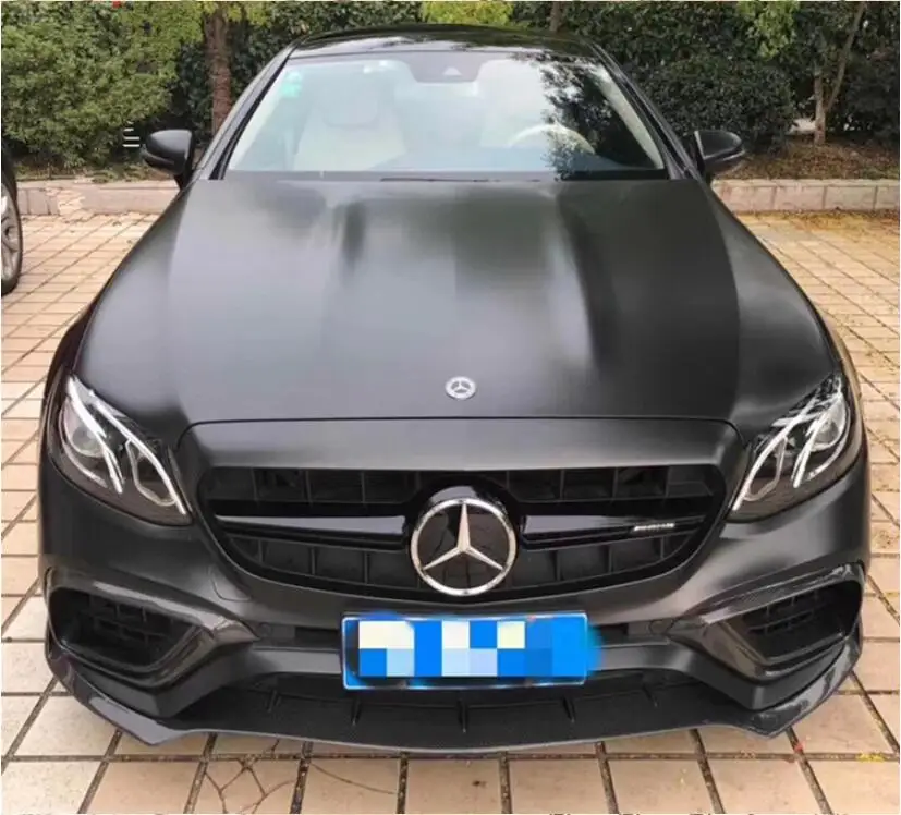 Автомобильный спойлер переднего бампера из углеродного волокна для Benz W213 E200 E260