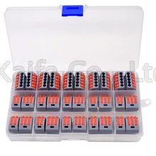 30 шт./лот 412 Вт 413 Вт 415 Вт универсальный компактный проводной разъем проводник клеммный блок с рычагом